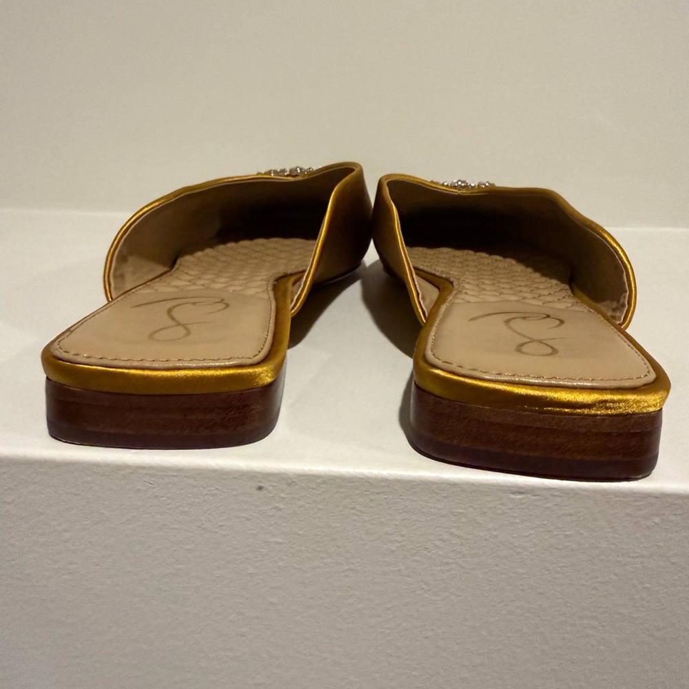 Brand new - Sam Edelman Gold Lavina Shoes with Crystal embellishments- gorgeous! - Picture 5 of 7